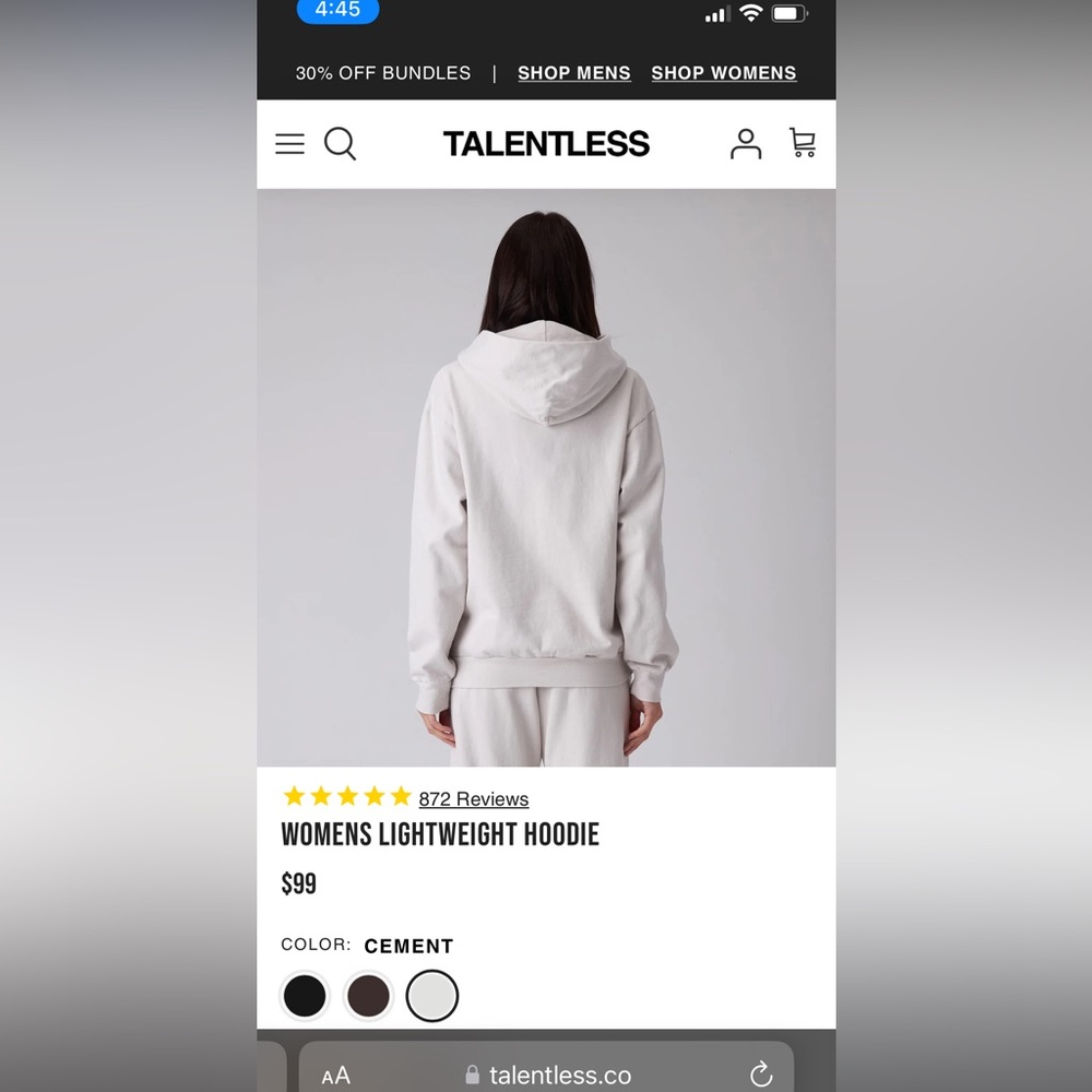 Essentials By Talentless Oversized Sweatshirt Siz… - image 3